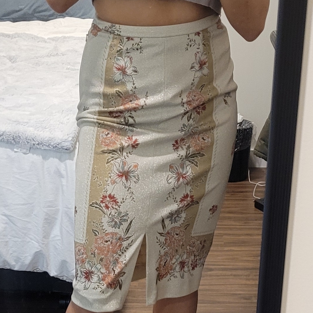 Vintage Patterned Skirt